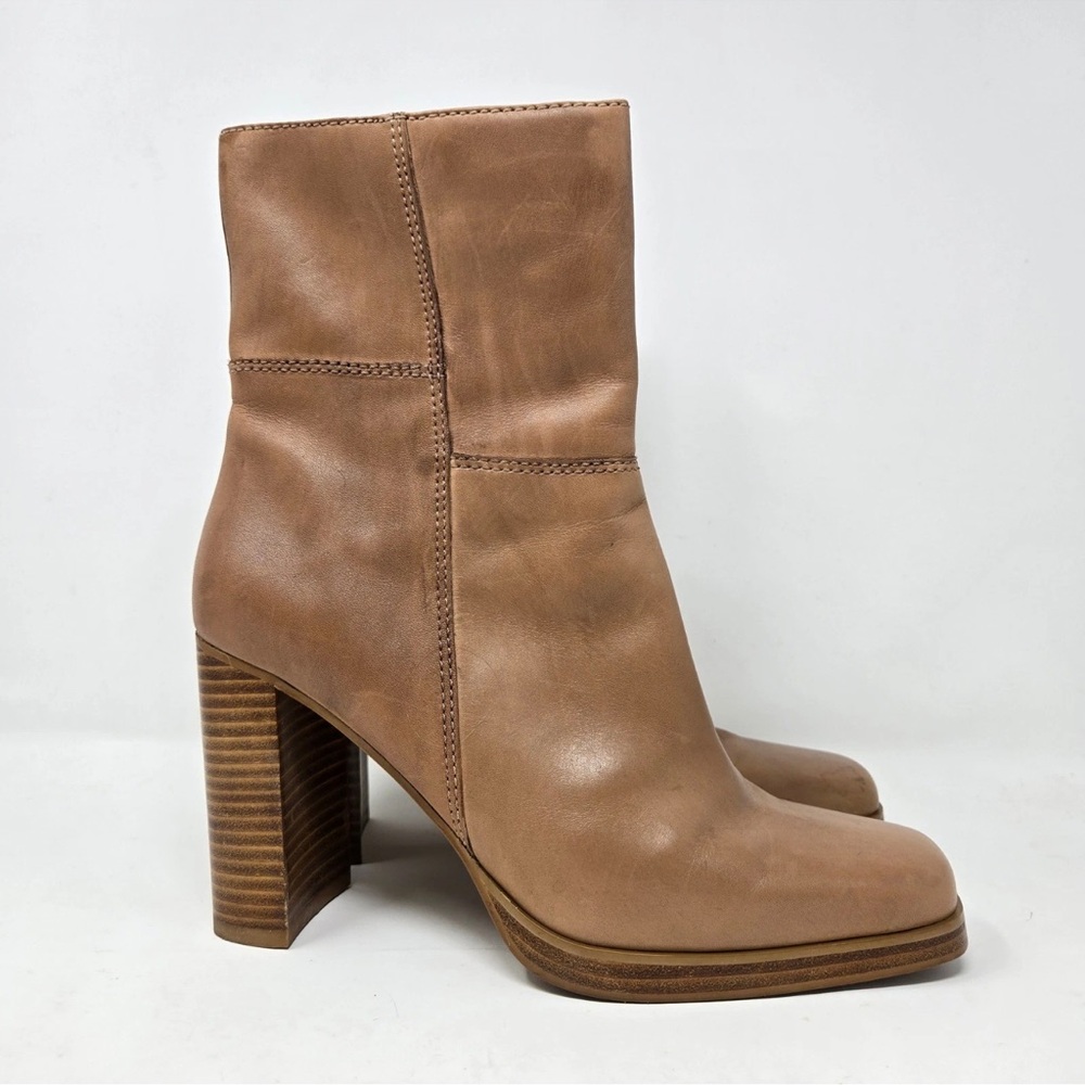 Vintage 90’s Candies patchwork platform genuine leather boots